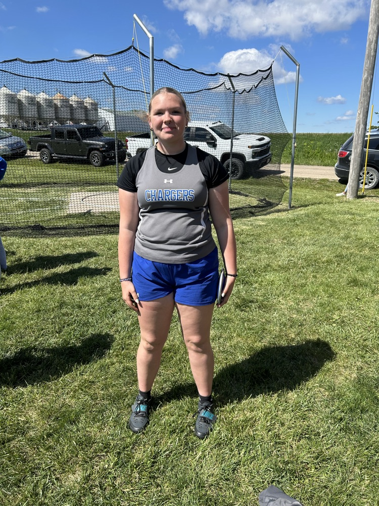 NEKL Champion Mya McAfee discus