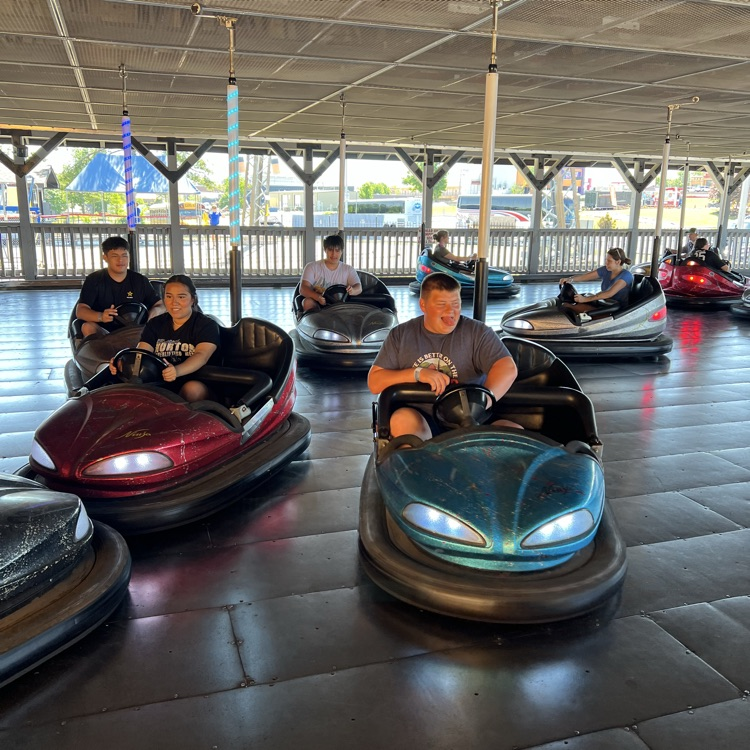 On to the bumper cars