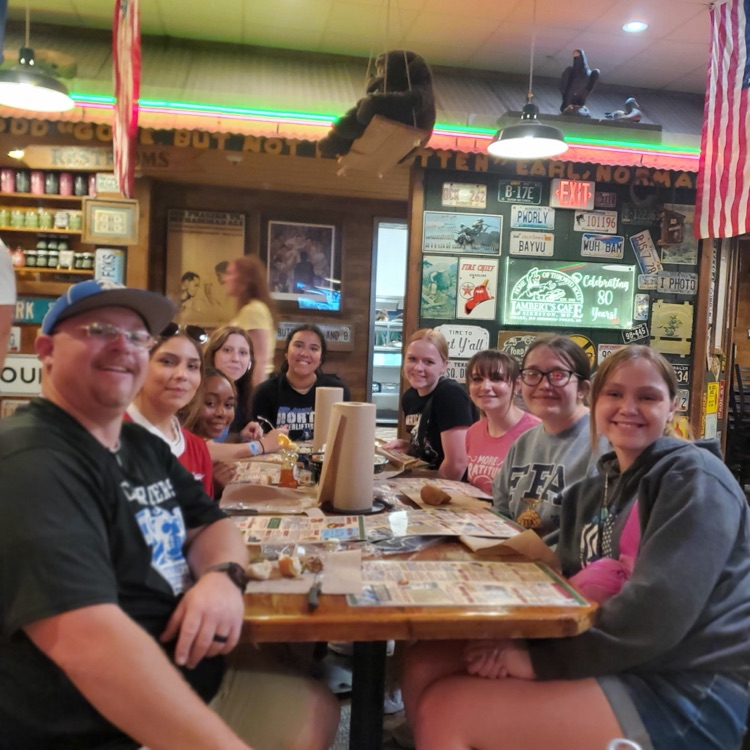 Less dropped rolls than the other table. One table not pictured but that table had a perfect catch rating!! 