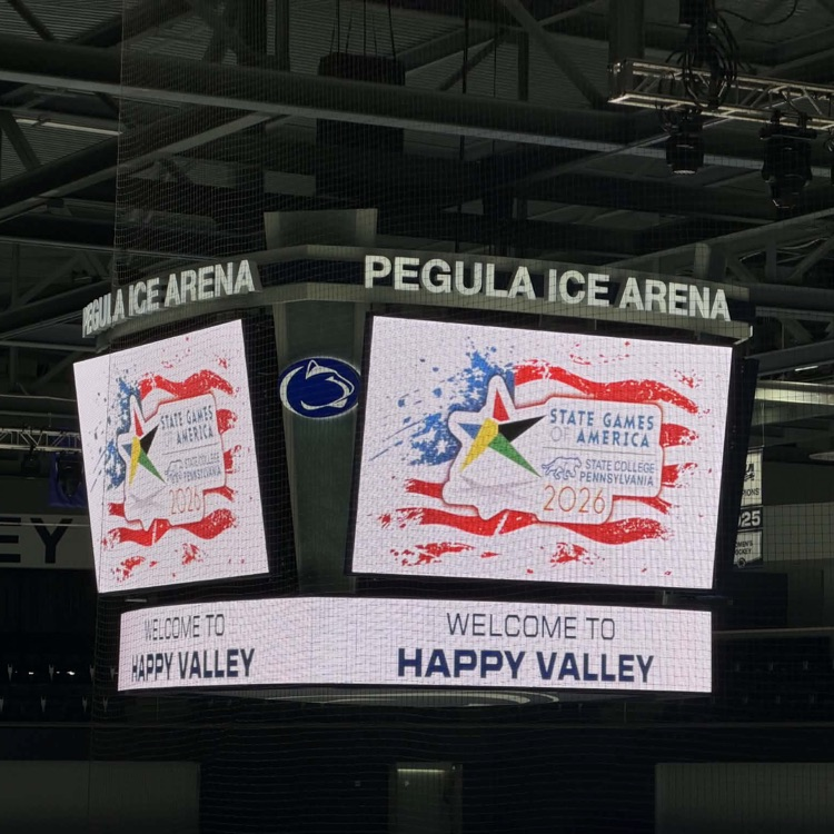 penn state sign - state games