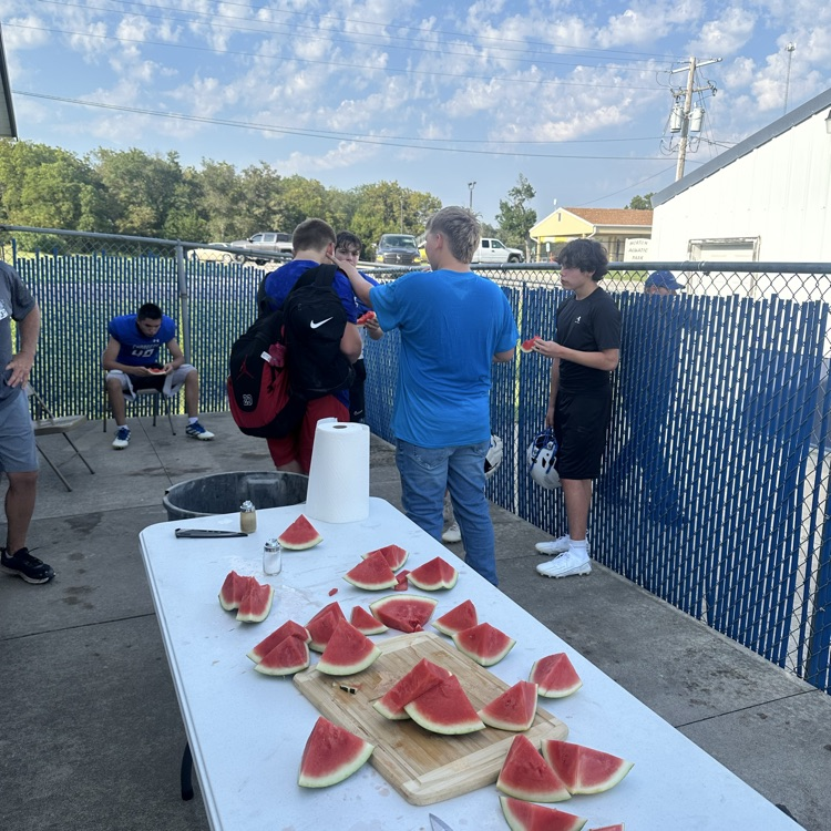 watermelon feed after practice, HHS football