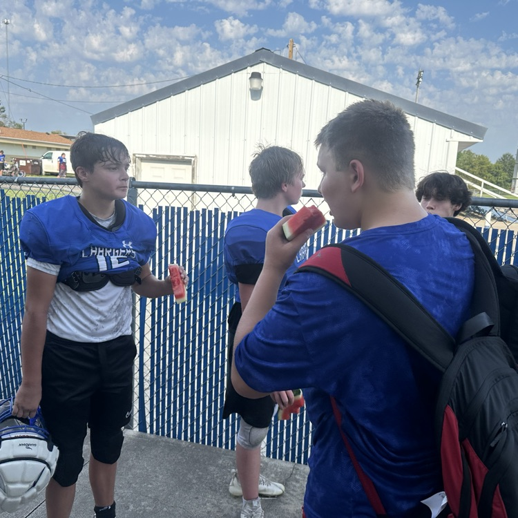 watermelon feed after practice, HHS football