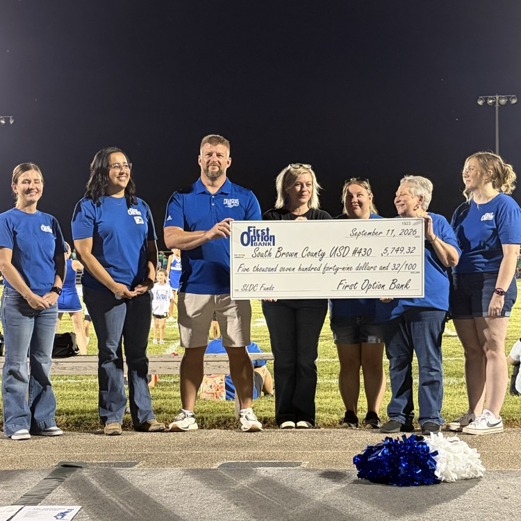 first option bank - school debit card donation