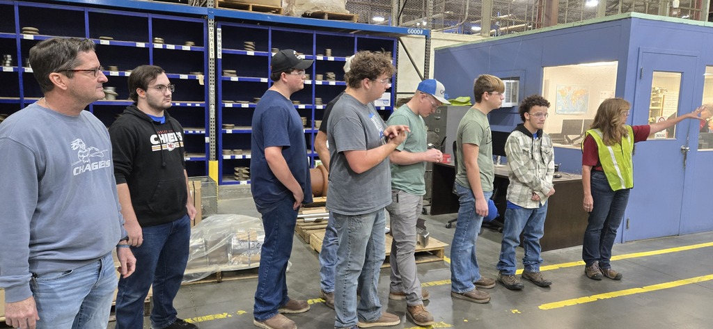 Sabetha Manufacturing day tour, HHS students