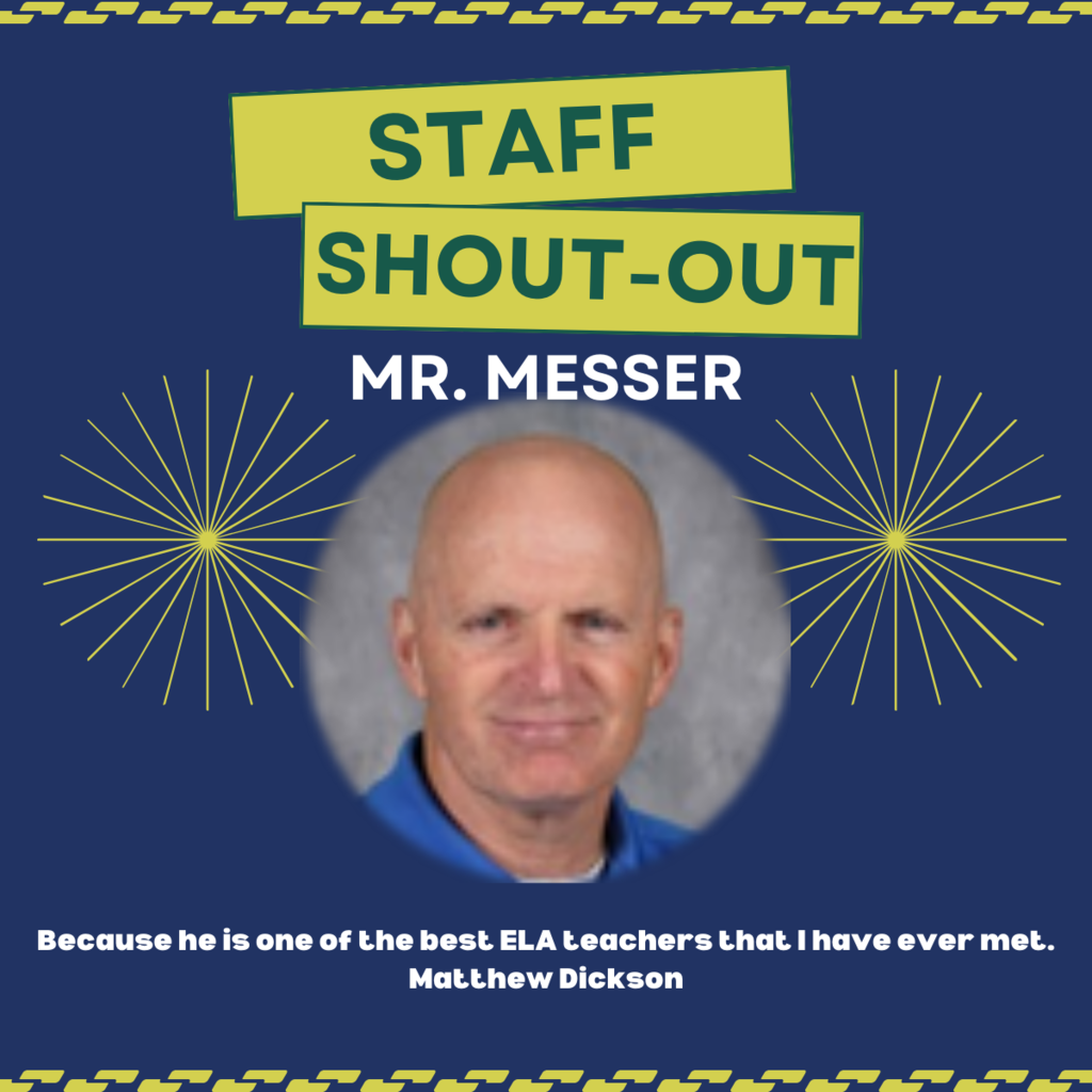 Staff Shout-out