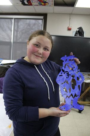 Horton High School Art Program Receives KCAIC and NEA  Visiting Artist Grant