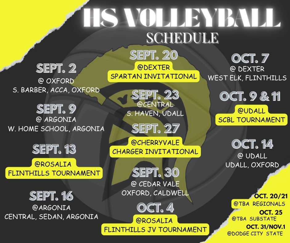 HS Volleyball Schedule