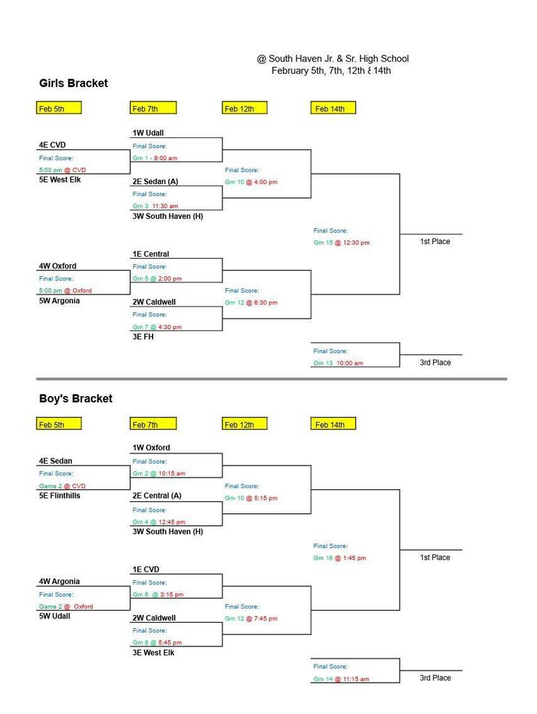 SCBL Junior High Basketball Tournament
