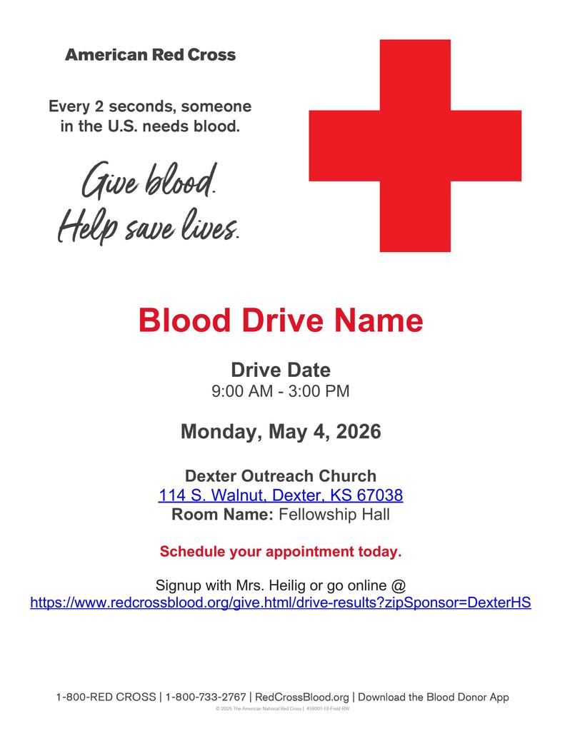 NHS Blood Drive