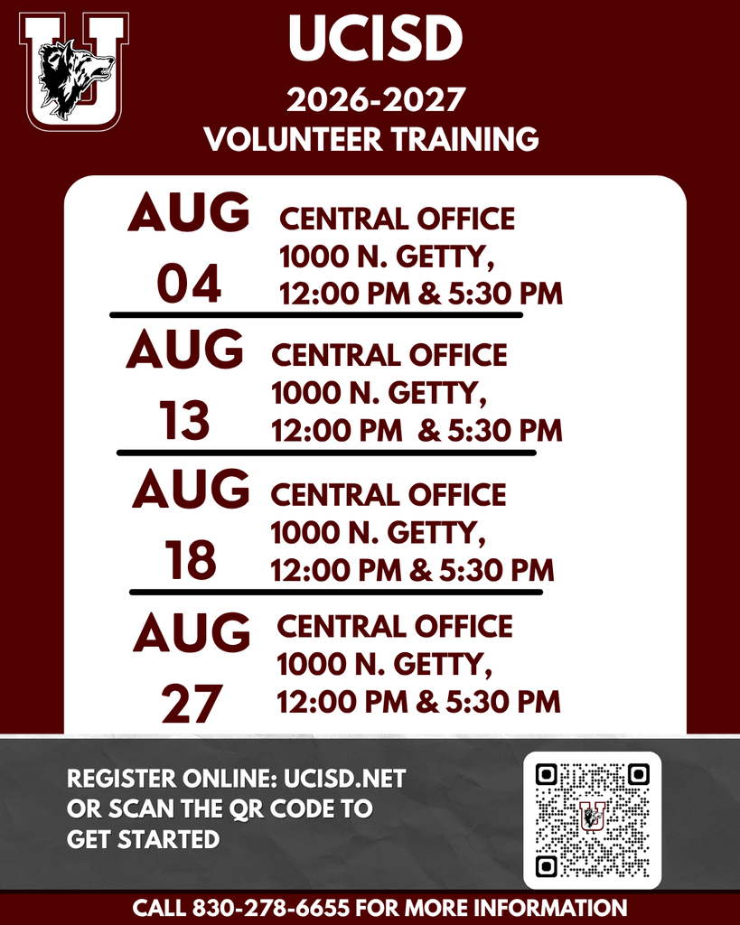 August Volunteer Training Schedule