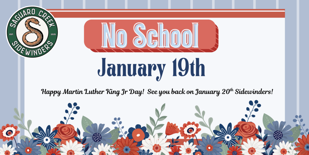 NO School January 19th
