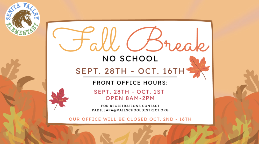 fall break hours