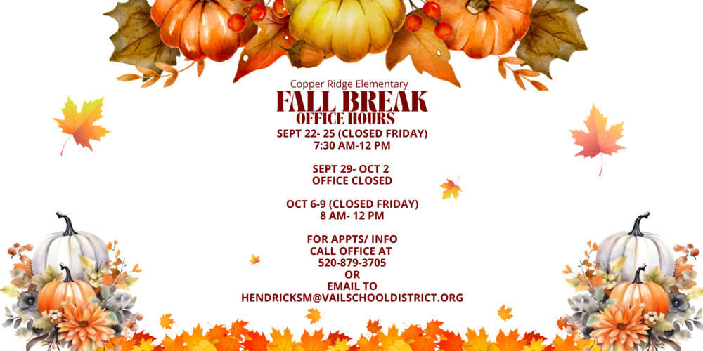 Fall Break Office Hours