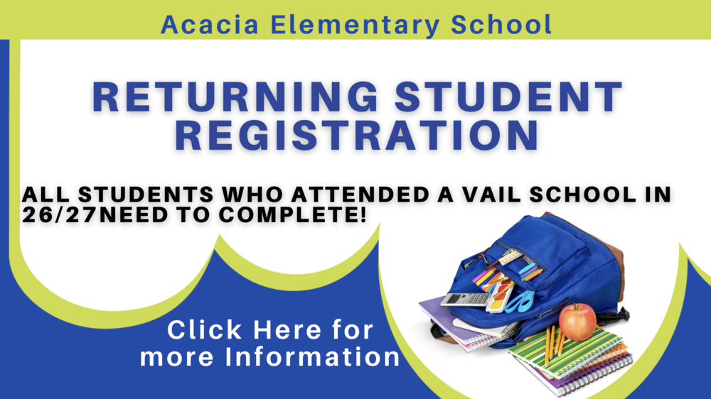 Returning Student Registration 