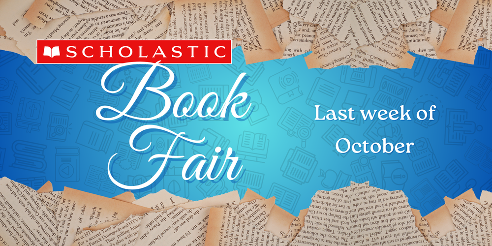 Our book fair runs from Monday, October 27th through Monday, November 3rd. We’d love to see students and parents coming in to help promote reading and life long learning!
