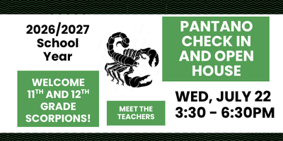 Pantano Check In and Open House