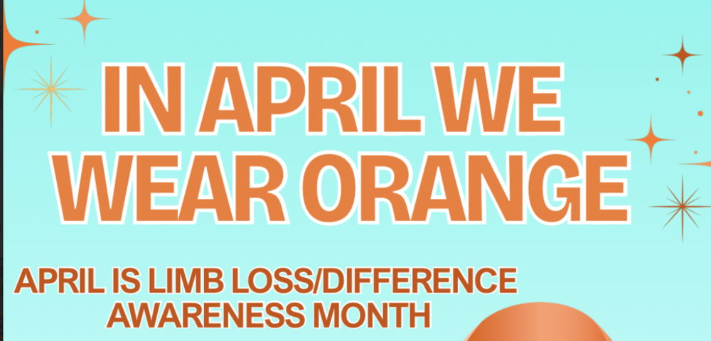 In April we wear orange