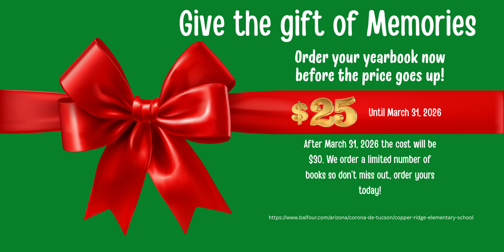 Order your yearbook today! 