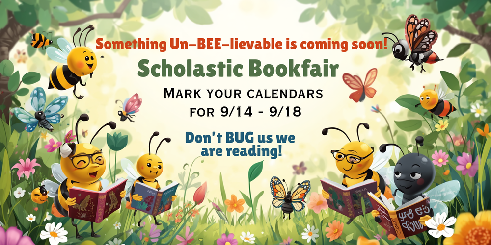 Book fair is 9/14 - 9/18