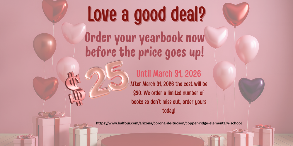Order your yearbook today! 