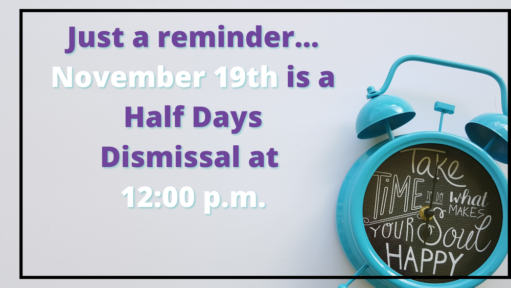 Half Day 11/19