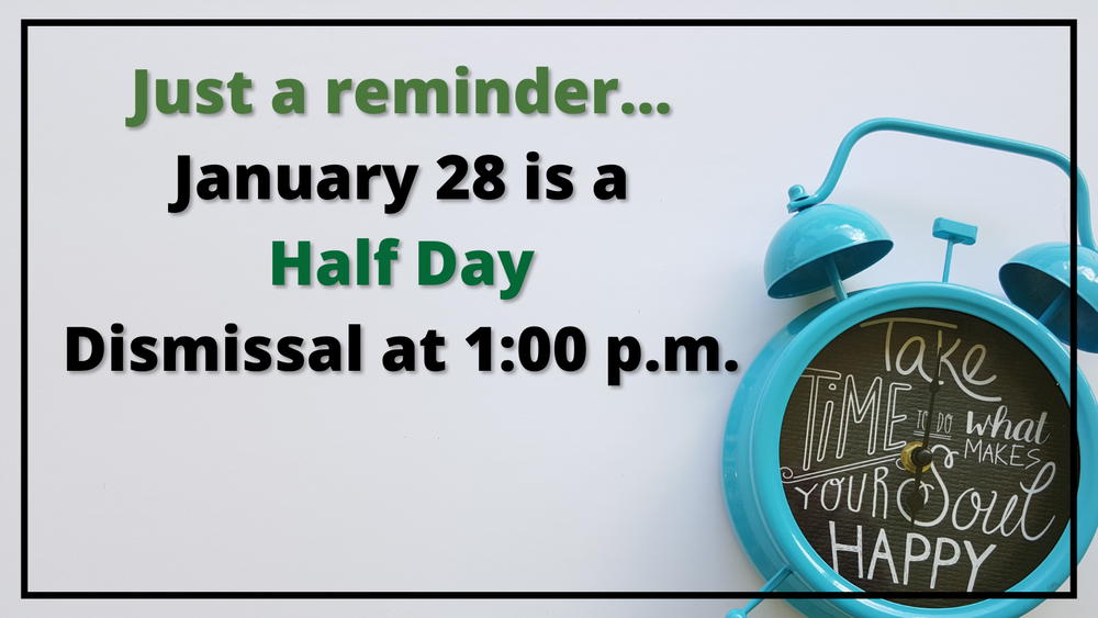 Half Day 1/28