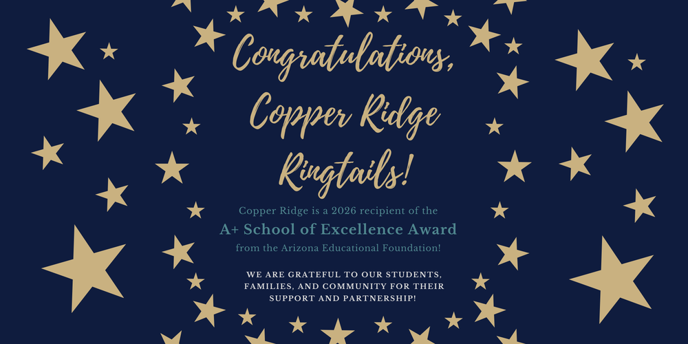 Image about Copper Ridge getting A+ School of Excellence