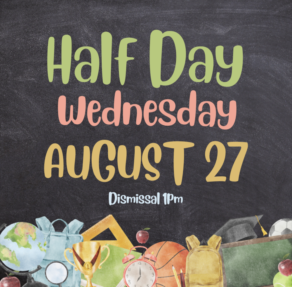 Aug 27 Half Day