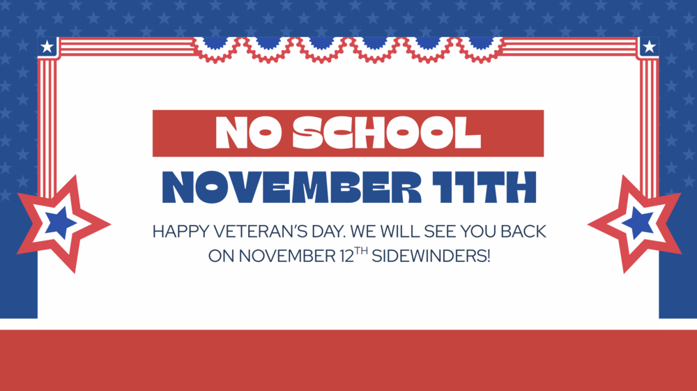 NO School-Nov 11