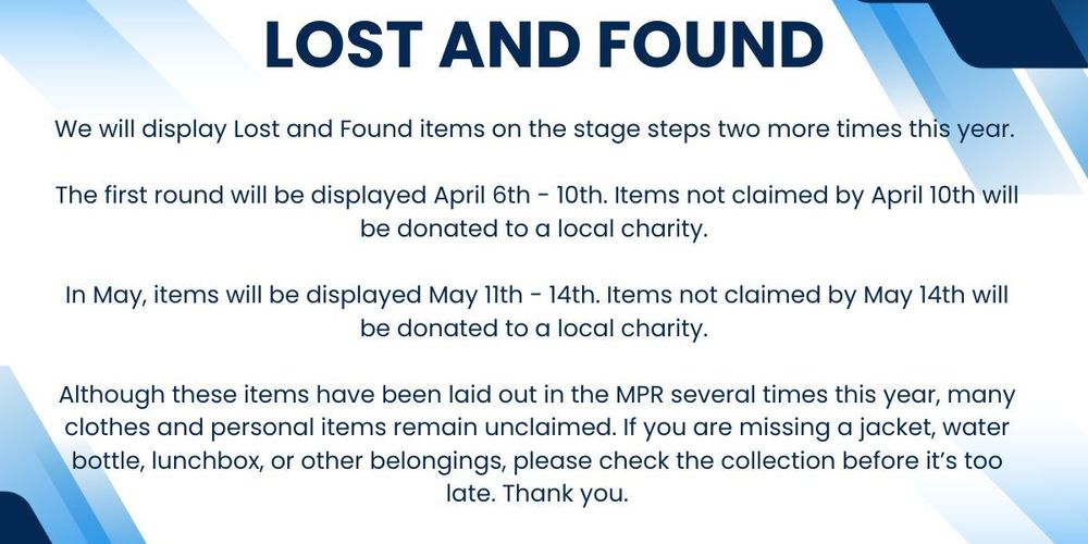 lost and found
