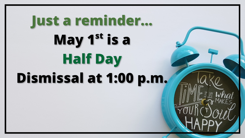 Half Day 5/1