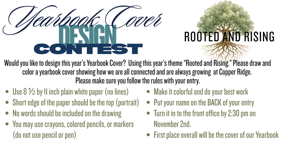 Yearbook Cover Design Contest information