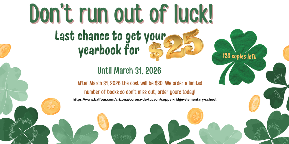 Yearbook Ad fewer than 135 copies left.