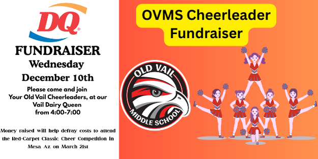 OVMS Cheer Leader Fundraiser