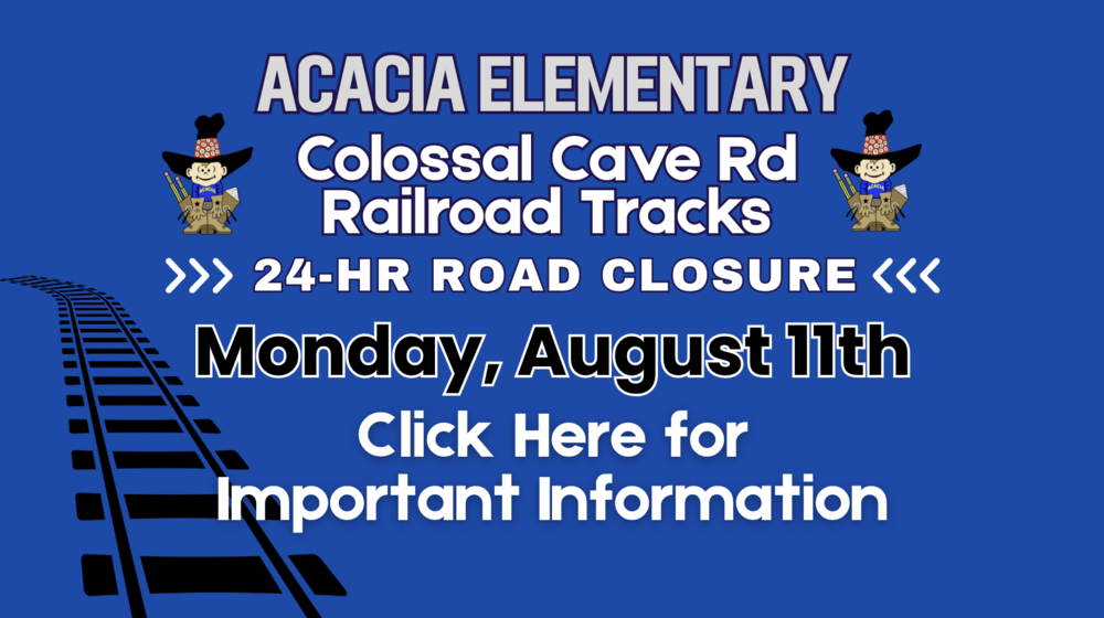 Colossal Cave Rd Closure, Monday August 11