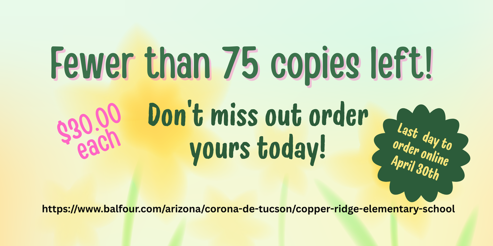 Last chance for yearbook orders