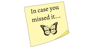 In case you missed it