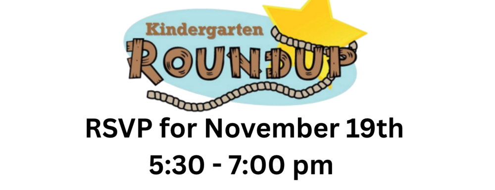 Kinder Roundup RSVP November 19th 