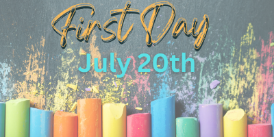 First Day July 20th