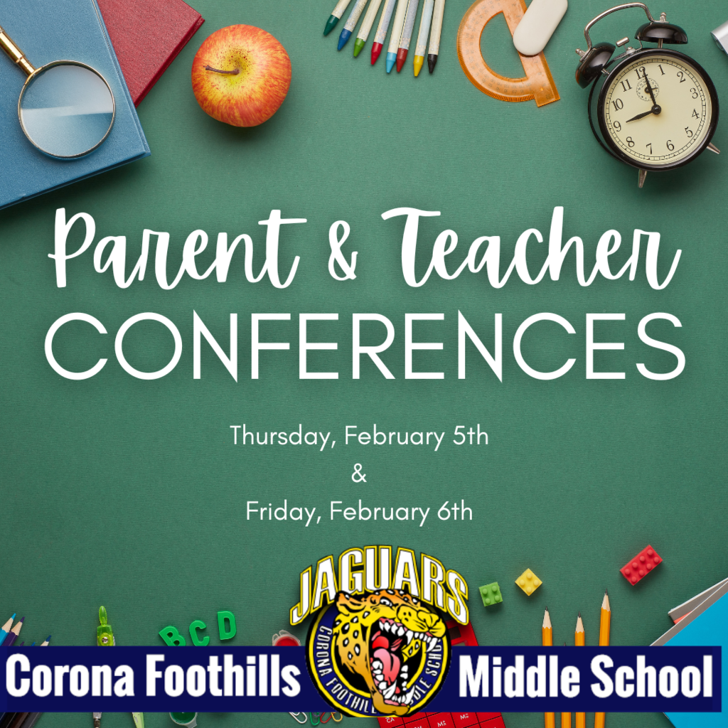 Don't forget Parent/Teacher conferences this Thursday and Friday, the 5th and 6th of February. We look forward to seeing you!