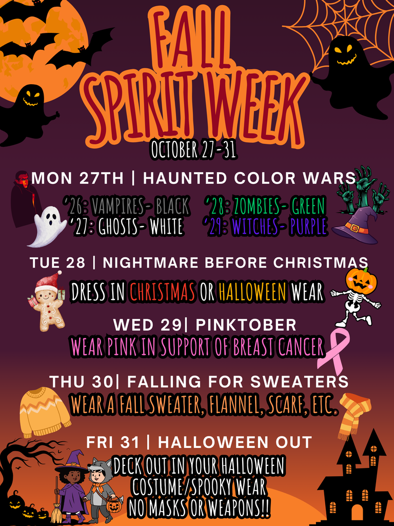 Fall Spirit Week -Padilla, D