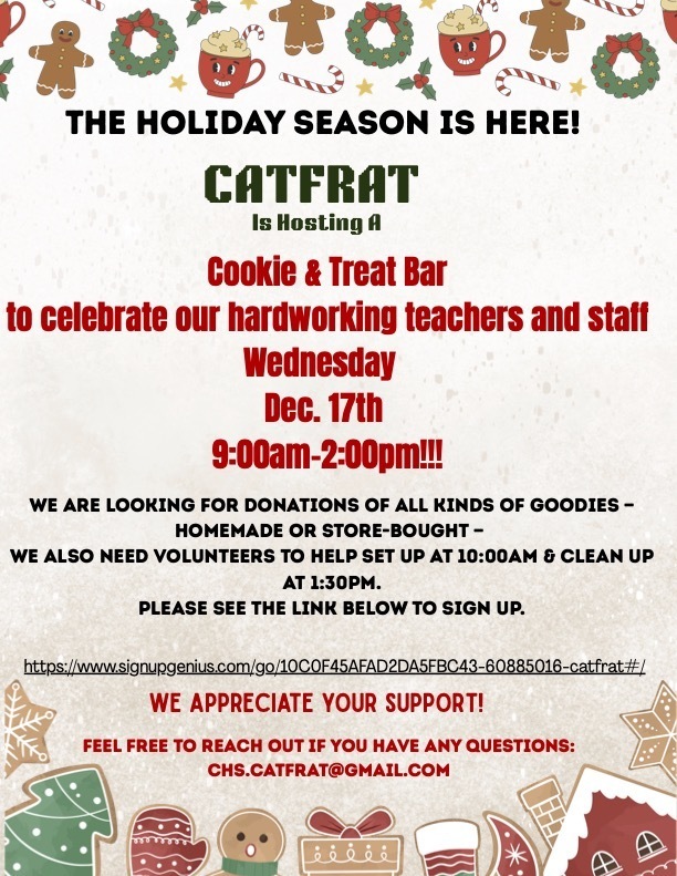 CatFrat Christmas Flyer