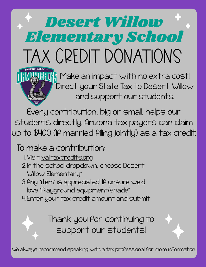 Tax credit flyer