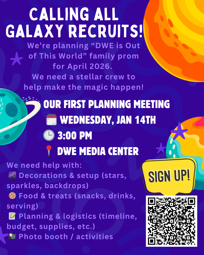 PTA Family Prom Planning Sign Up and First Meeting