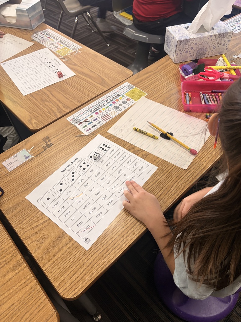 Roll and Read in 1st Grade