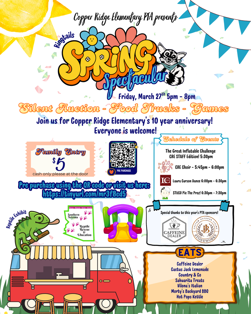 Spring Spectacular flyer with updated website info