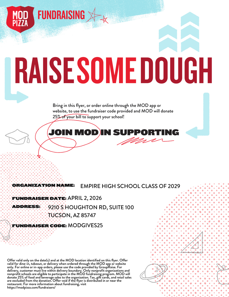 Class of 2029 fundraiser