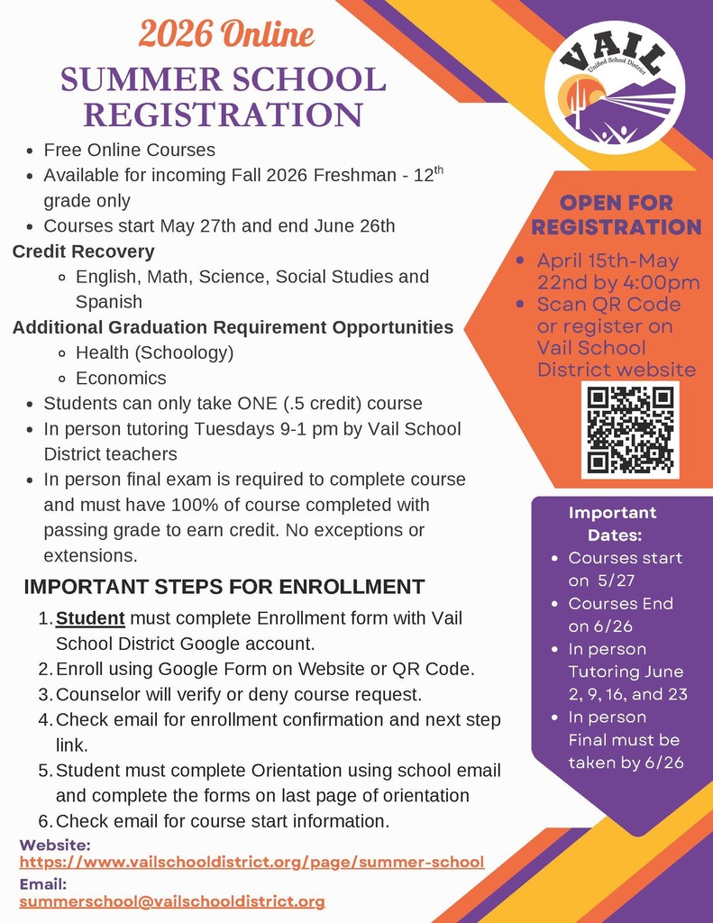 Summer School Registration
