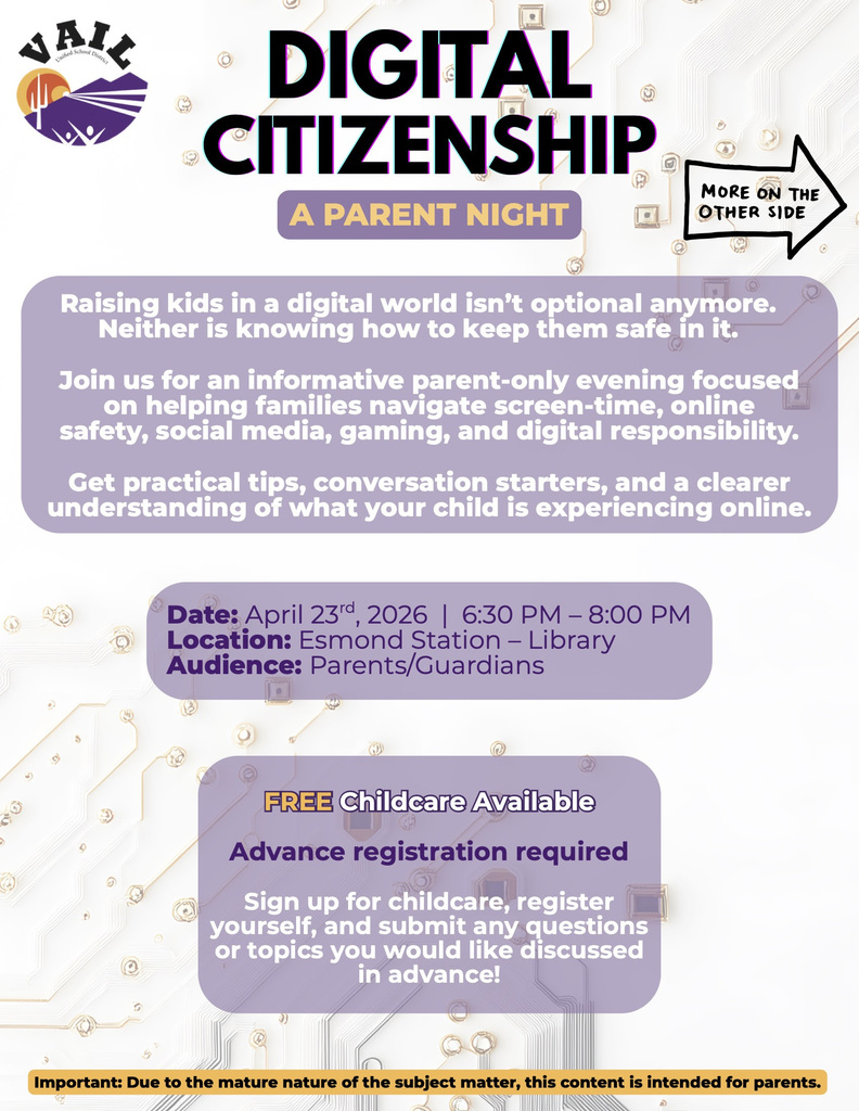 Digital Citizenship Parent Night