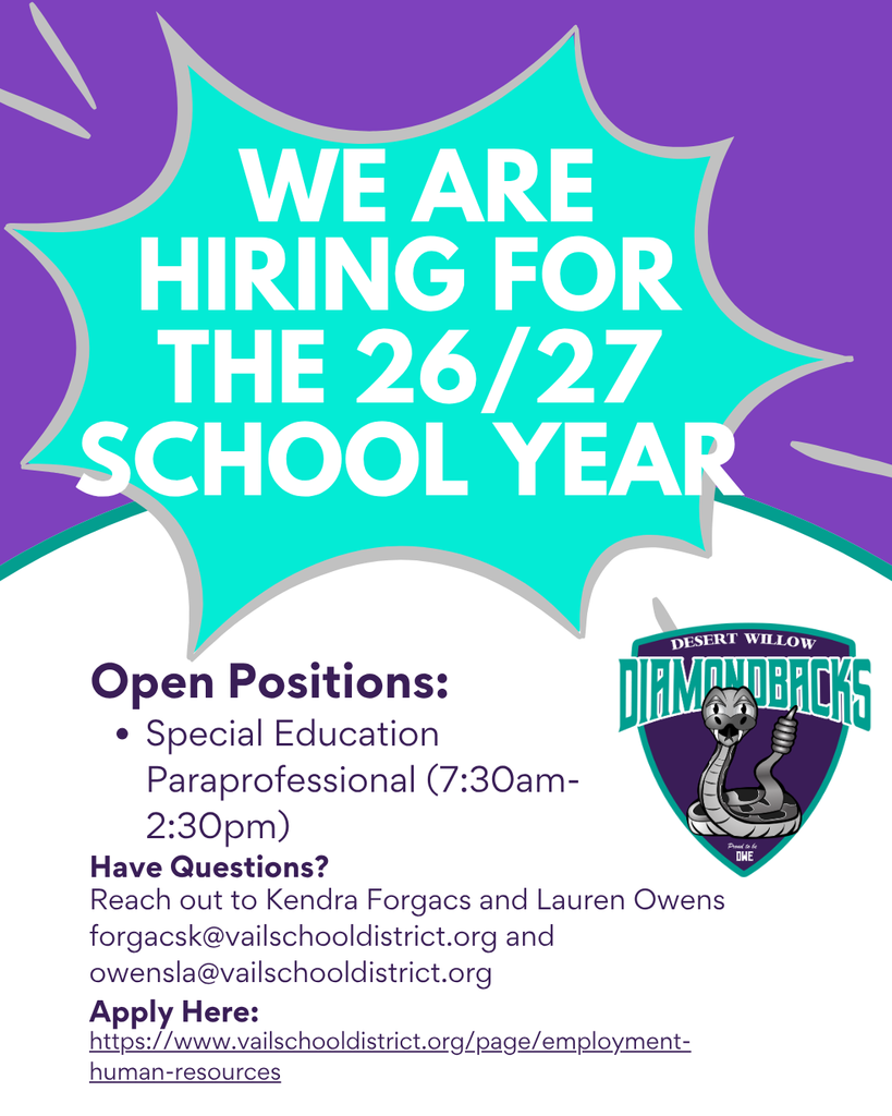 Hiring a Special Education Paraprofessional for the 2026-2027 School Year